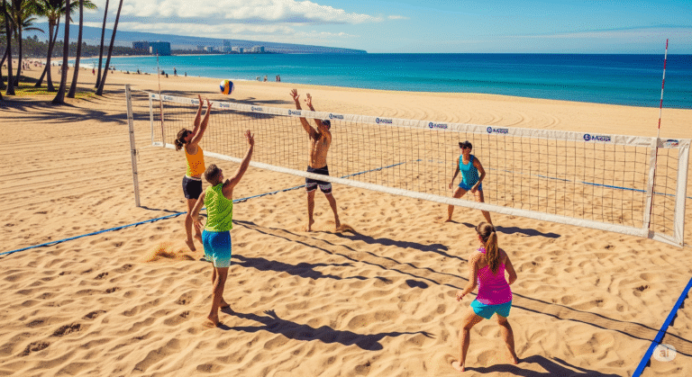 Mecz siatkówki plażowej
