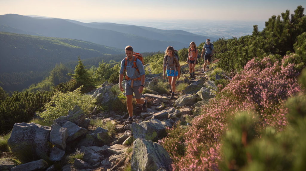 grupowy trekking